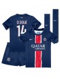 Paris Saint-Germain Desire Doue #14 Hjemmedraktsett Barn 2024-25 Korte ermer (+ bukser)